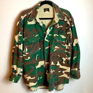 Deerskin Vintage 80s Camouflage Flannel